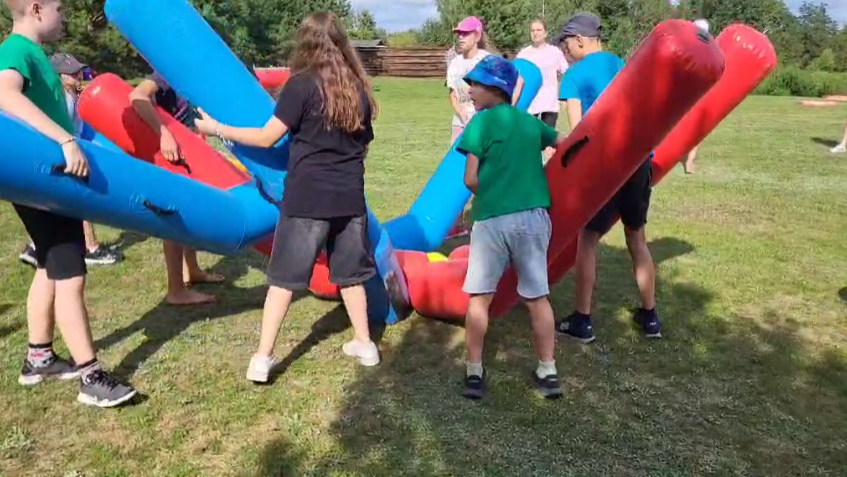 mega žolės riedulys